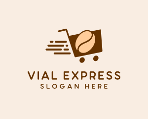 Express Coffee Shopping  logo design