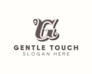 Stylish Barbershop Letter G logo design