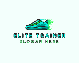 Fitness Trainers Shoes logo design