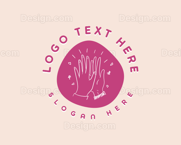 Creative Scribble Hand Logo