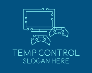 Television Gaming Controller logo design