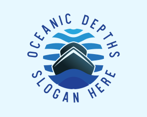 Boat Yacht Ocean logo design