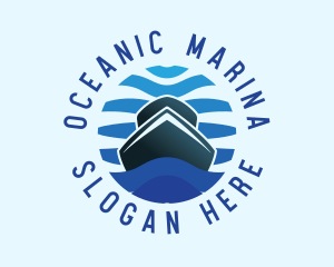 Boat Yacht Ocean logo design