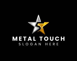 Metallic Five Star  logo