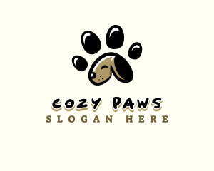 Puppy Paw Pet logo design