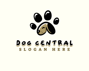 Puppy Paw Pet logo design