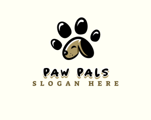 Puppy Paw Pet logo design