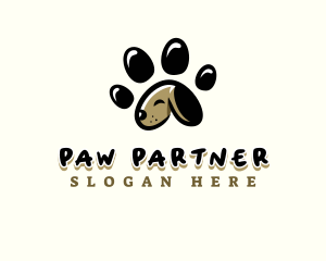 Puppy Paw Pet logo design