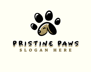 Puppy Paw Pet logo design