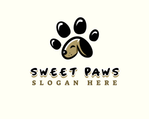 Puppy Paw Pet logo design