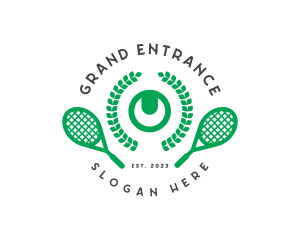 Tennis Game Tournament logo design