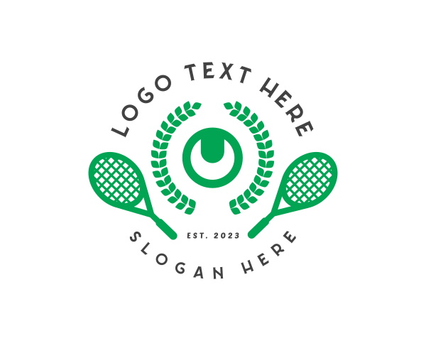 Tennis Court logo example 2