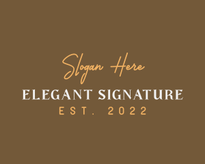 Elegant Luxury Business logo design