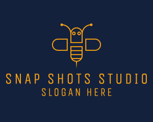 Bee Wasp Insect Logo