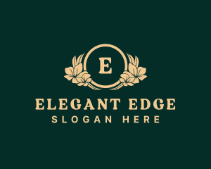 Elegant Organic Flower  logo design