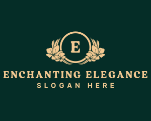 Elegant Organic Flower  logo design