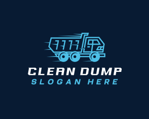 Dump Truck Construction  logo design