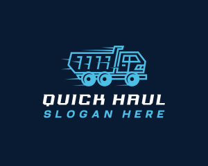 Dump Truck Construction  logo