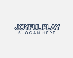 Playful Childish Cartoon logo design