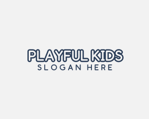 Playful Childish Cartoon logo design