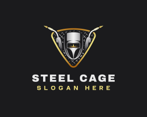 Industrial Welding Machinist logo design