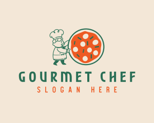 Pizza Chef Pizzeria logo design