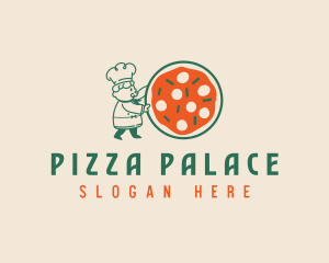 Pizza Chef Pizzeria logo design