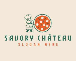 Pizza Chef Pizzeria logo design