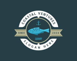 Fish Seafood Market logo design