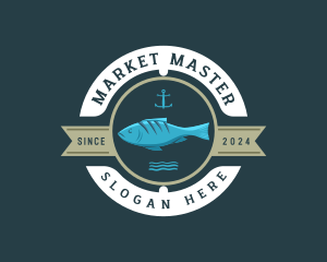 Fish Seafood Market logo design