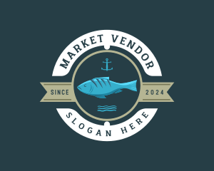 Fish Seafood Market logo design