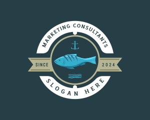 Fish Seafood Market logo design