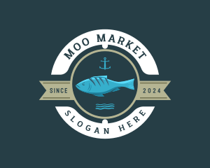 Fish Seafood Market logo design