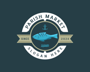 Fish Seafood Market logo design