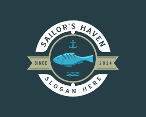 Fish Seafood Market logo design