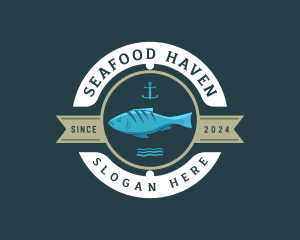 Fish Seafood Market logo design