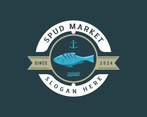 Fish Seafood Market logo design