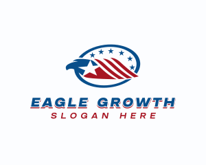 Military Eagle Patriot logo design