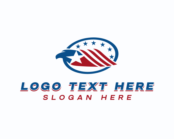 Patriotic logo example 2