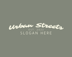 Cursive Street Business logo design