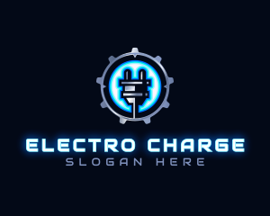 Power Energy Plug logo design