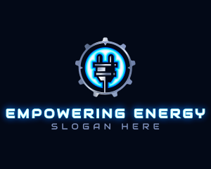 Power Energy Plug logo design