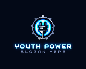 Power Energy Plug logo design