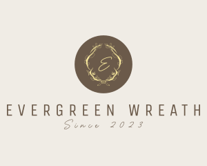 Ornamental Vine Wreath logo design