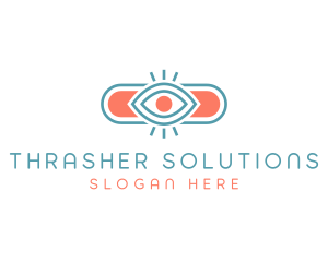 Eye Skateboard Skater logo design