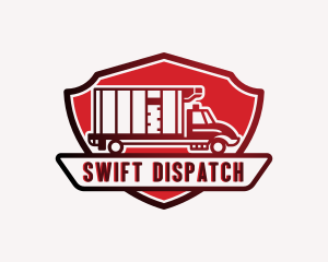 Logistics Truck Dispatch logo design