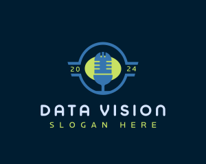 Podcast Mic studio logo