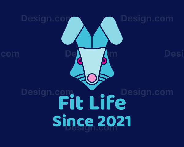 Rabbit Head Character Logo