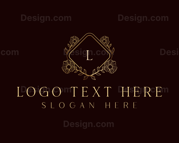 Premium Floral Ornament Logo