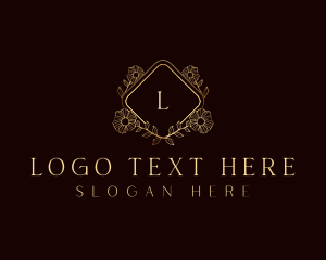 Premium Floral Ornament logo